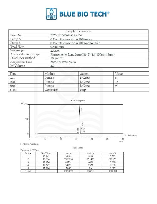 Picture of DSIP – Delta Sleep-Inducing Peptide