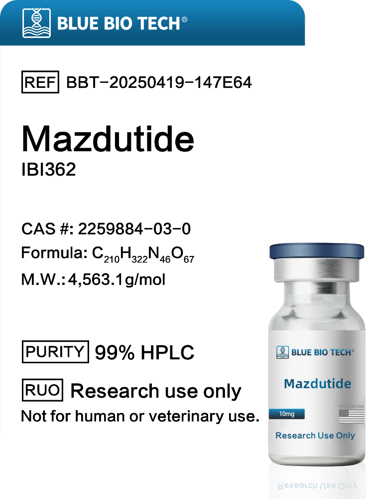 Picture of Mazdutide (IBI362)  –  GLP-1/GIP Dual Agonist-10mg