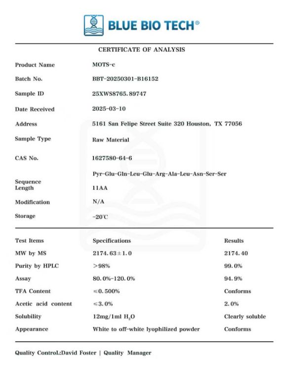 Picture of MOTS-c -5mg