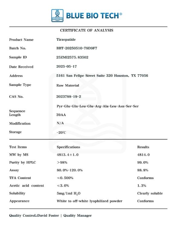 Picture of Tirzepatide – Dual-Incretin Research-5mg