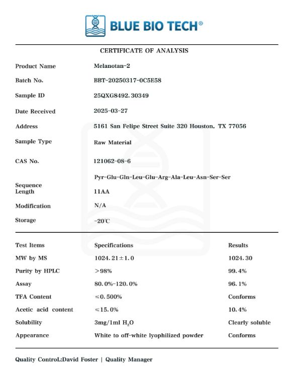 Picture of Melanotan-2 -10mg